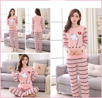 Kawaii Cartoon Ladies Womens Pyjamas Pj Set Nightwear Lounge Wear Pajamas Pyjama Top Trousers Night Suits Homewear