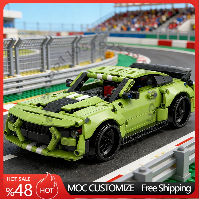 

636 PCS Speed King SHigh-Performance Off-Road Buggy MOC Customize Modular Building Block Creative Design DIY Toy Birthday Gift