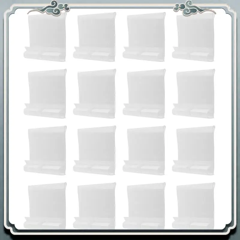 

Premium 100Pcs Clear Plastic Label Holders For Wire Shelf Retail Price Label Holders Merchandise Sign Display Holder (6 X 4 Cm)