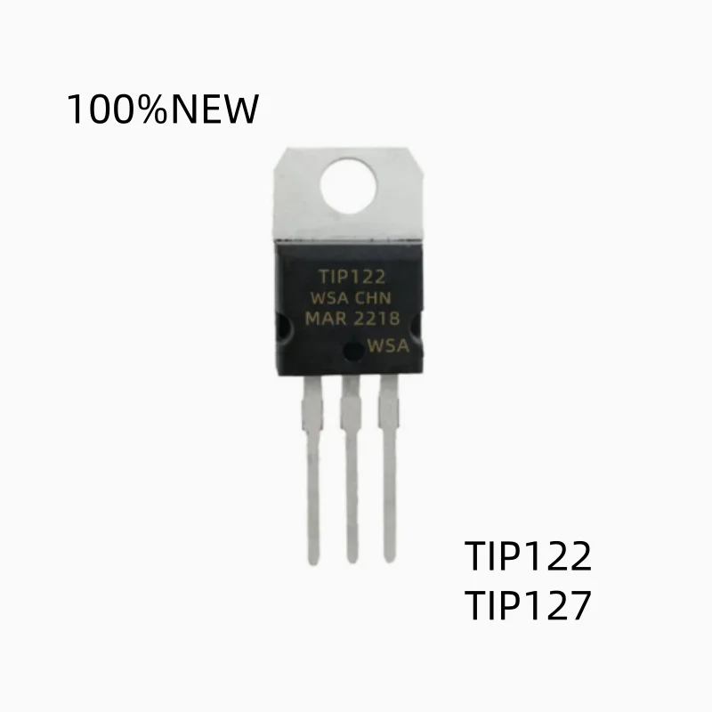 (10 Pieces) 100% New Tip122 Tip127 To-220 Darlington Transistor