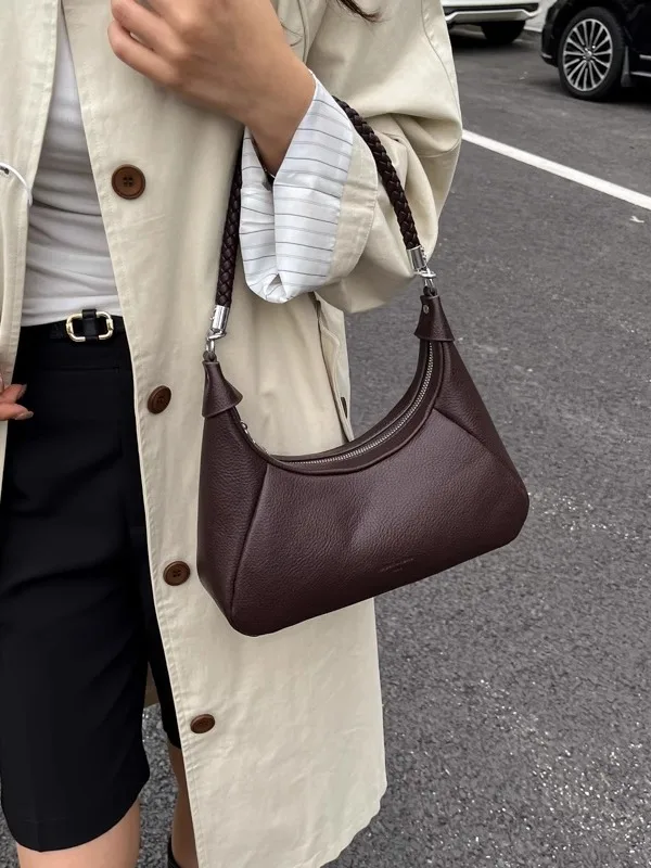 

Стильная женская сумка через плечо, универсальная сумка-кроссбоди, элегантная сумка для повседневного использования, сумка на плечо для женщин.