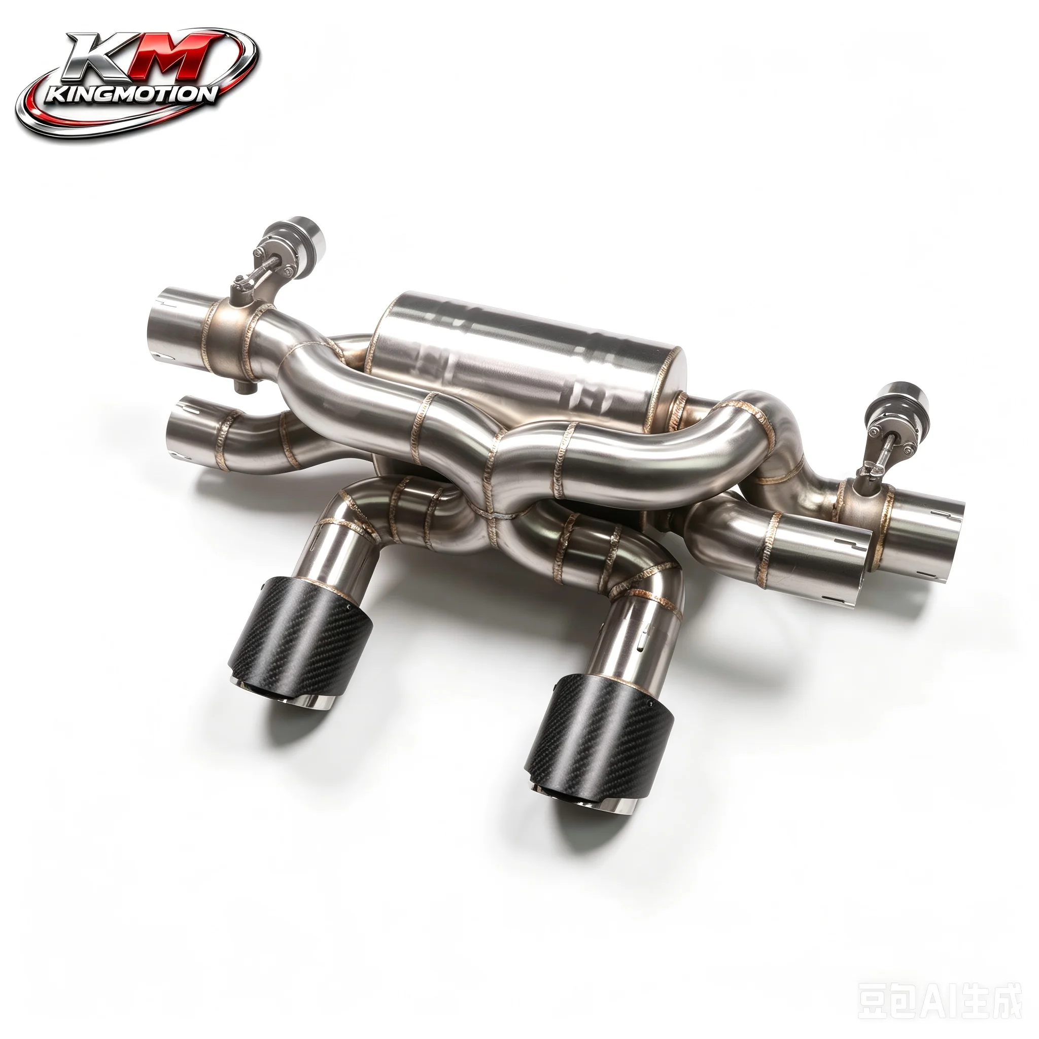 

SS304 Stainless Steel Axle-Back Exhaust for 911 991.2 3.0T 2016-2017 High Performance Muffler Pipe