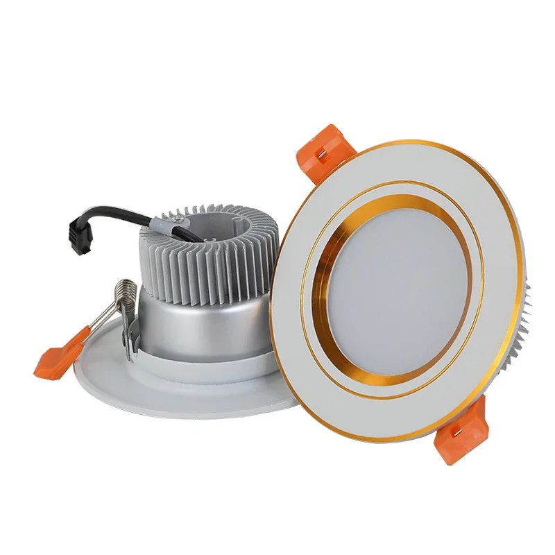 Nowoczesna prostota Dwukolorowy ściemniacz TubeledDownlight 3W12WHole75Clothing Jewelry Shop Lampa domowa