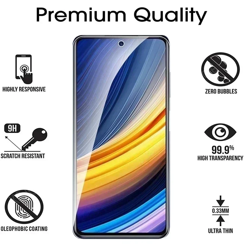 Verre de protection pour écouteurs, 4 pièces, Bery Pro Bery NDavid M5S M5 Film Protecteur d'écran pour Xiaomi Pheadphones F3 F4 ightKitchen Pro M3 figurine tage Pro 5G Glass