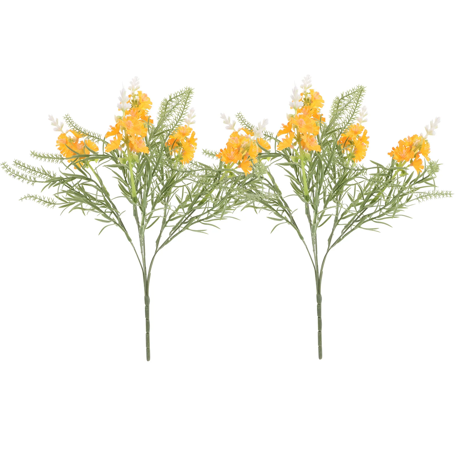 

2pcs Artificial Bouquet Flowers Realistic Home Wedding Decor Longlasting Low Maintenance Fake Flower Arrangement