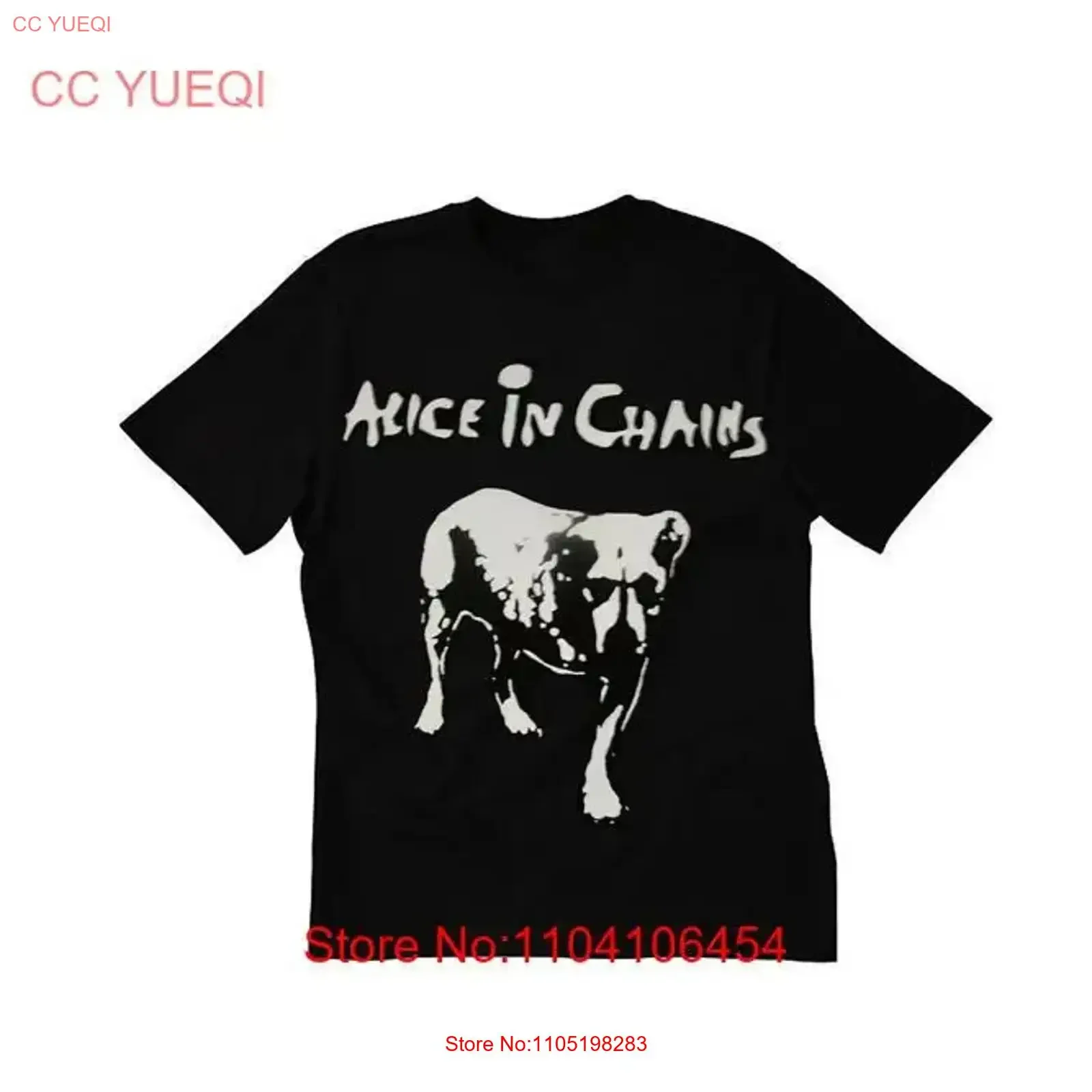 

Футболка в стиле панк-рок-группы Alice In Chains, винтажная стильная универсальная модная слегка стильная дышащая мужская мягкая растянутая футболка