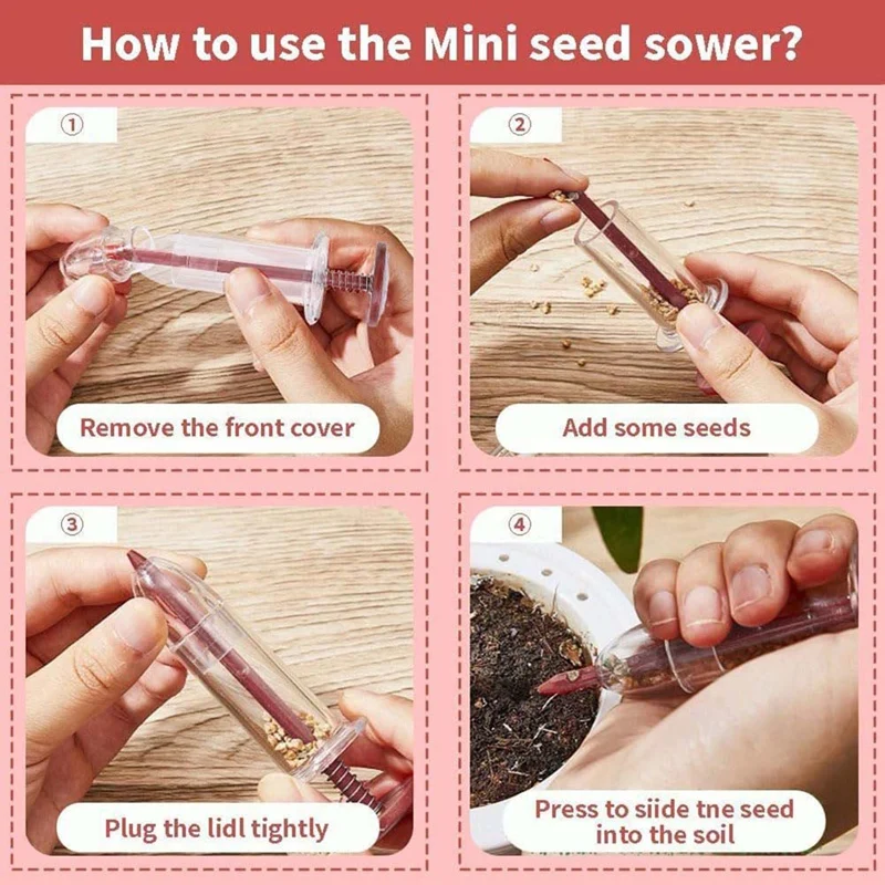 Mini Seed Spreader Kit Mini Seed Spreader Set Seed Sower Spreader Handheld For Tiny Seeds