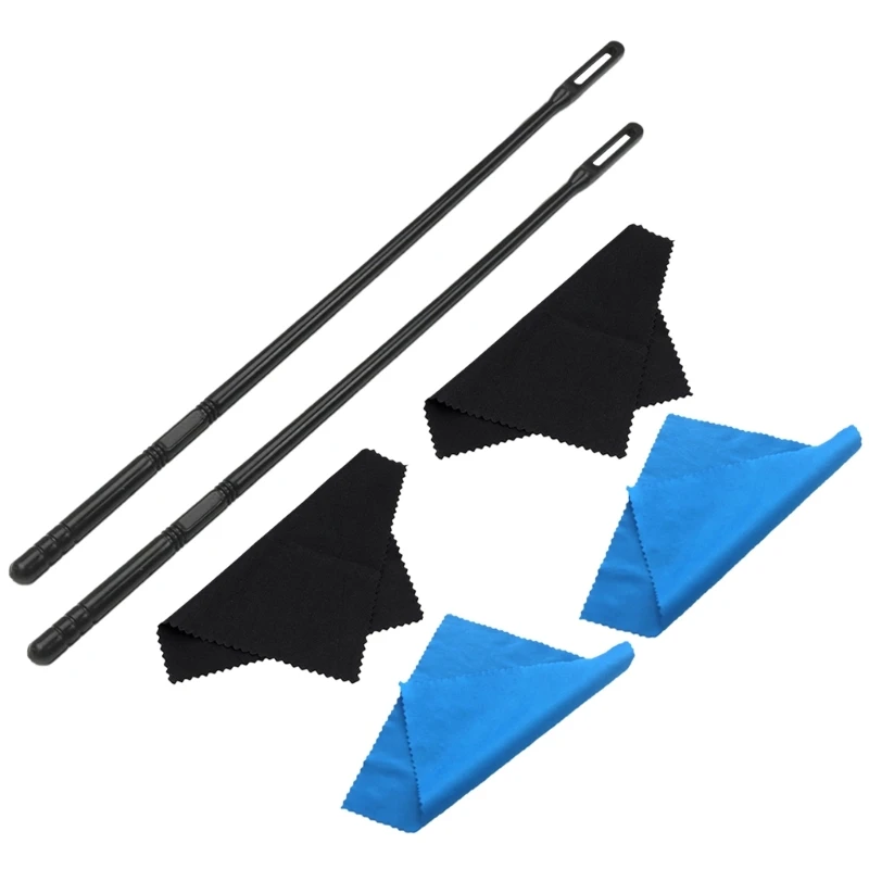 Flute Cleaning Rod and Cleaning Swabs Flute Cleaning Kits Flute Polishing Cloth Drop Shipping