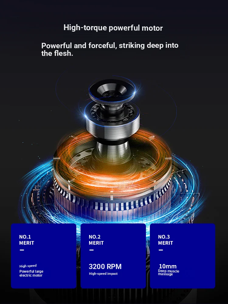 handheld-electric-body-massager-component-for-muscle-tension-relief-personal-care-appliance-part-with-multi-heads-kit