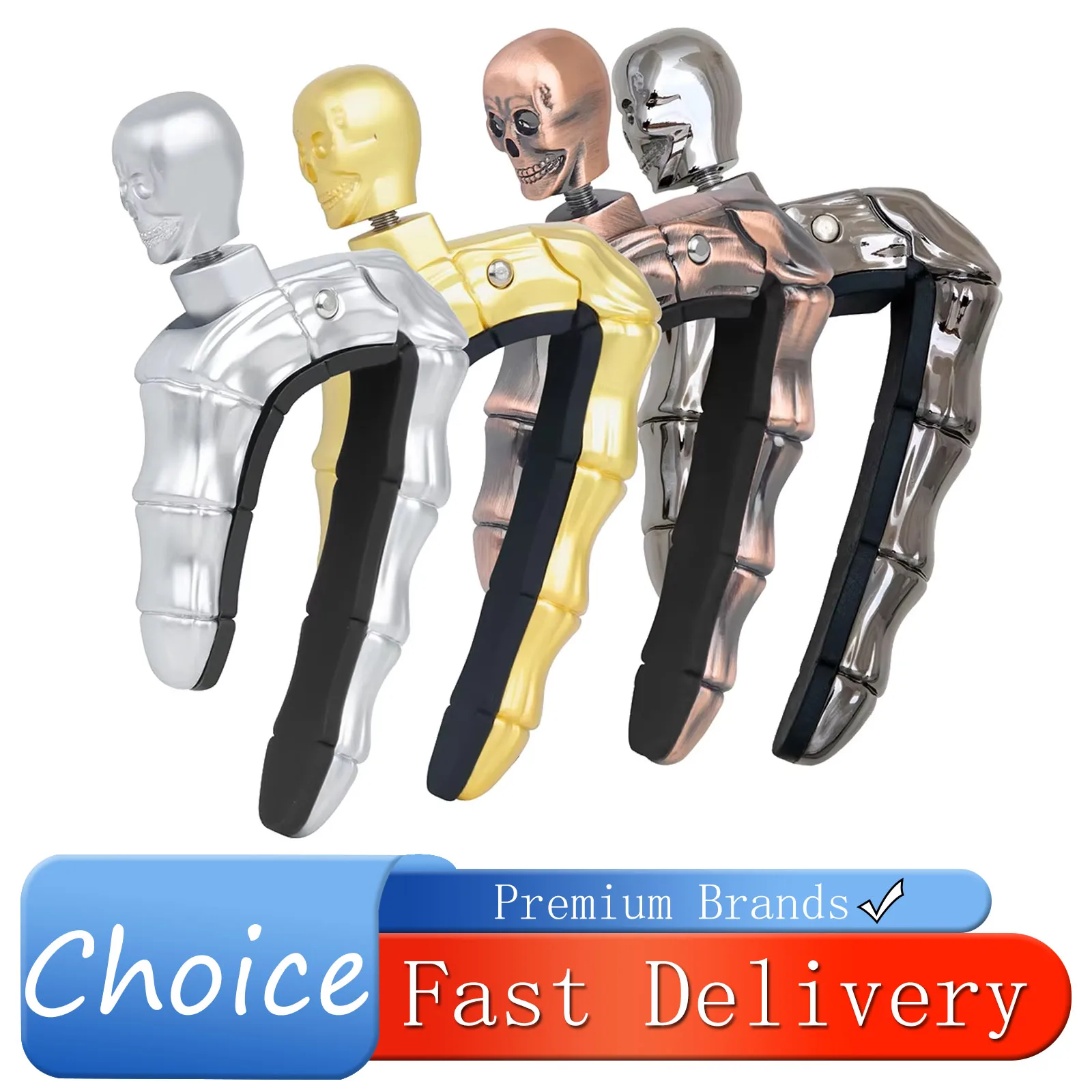

Guitar Capo Tuning Tools Folk Classical Guitar Ukulele Universal Skull Zinc Alloy Skull Shape Capo Stringed Instruments Parts