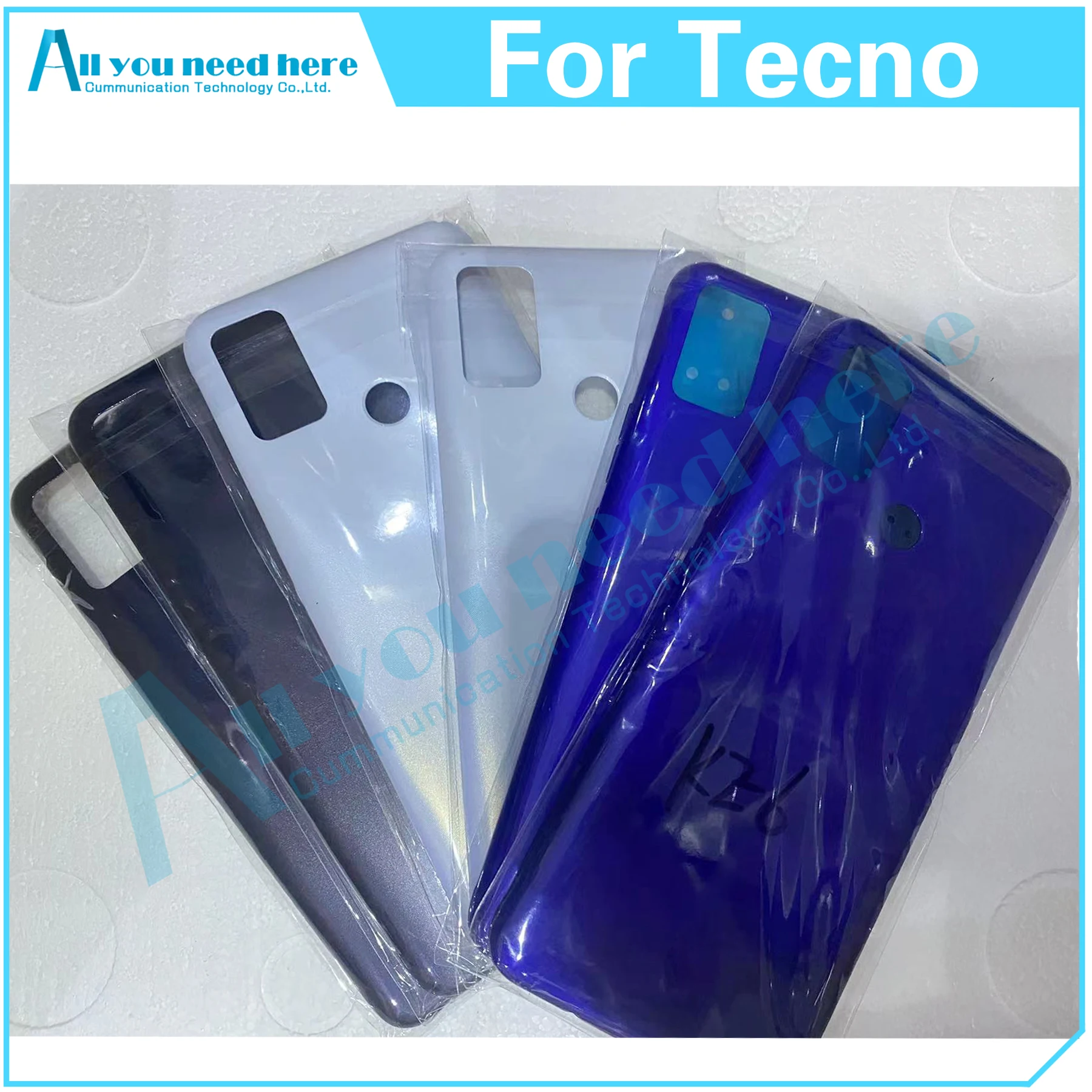 

7.0 Inch For Tecno Spark 6 Air KE6 Back Cover Door Housing Case Rear Cover Battery Cover For Spark6Air Replacement