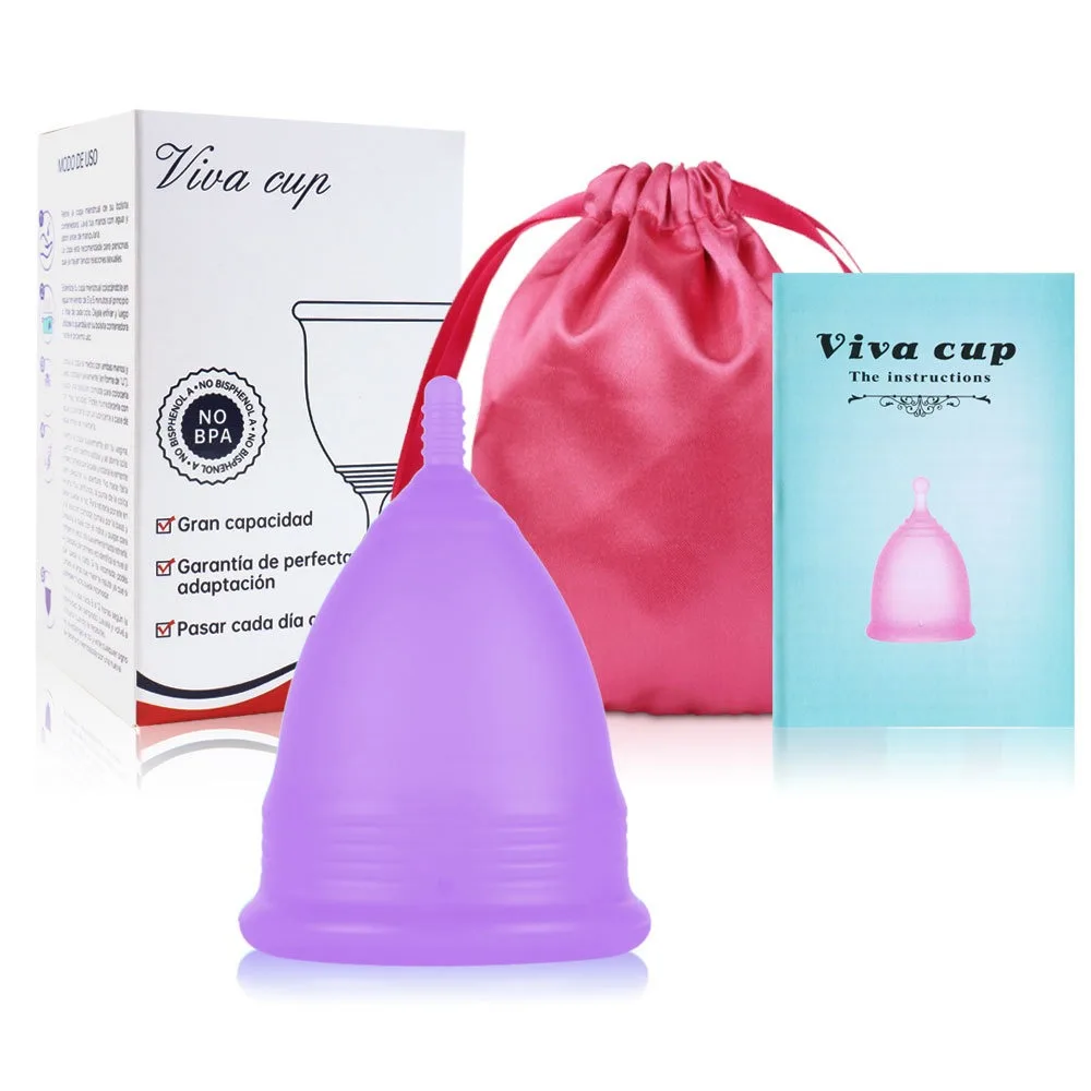 Medical Grade Silicone Menstrual Cup for Women Comfortable Feminine Hygiene Period Cup Lady Collector for Period