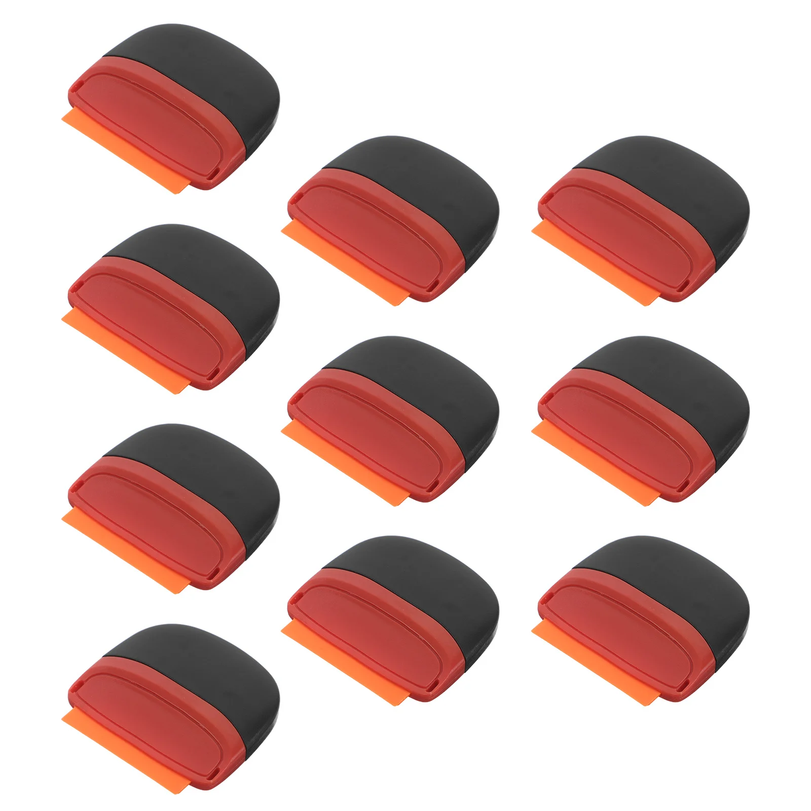 

10Pcs Mini Razor Blade Scraper Plastic Adhesive Remover Tool for Car Sticker Glue Label Removal Glass Mirror Cleaning