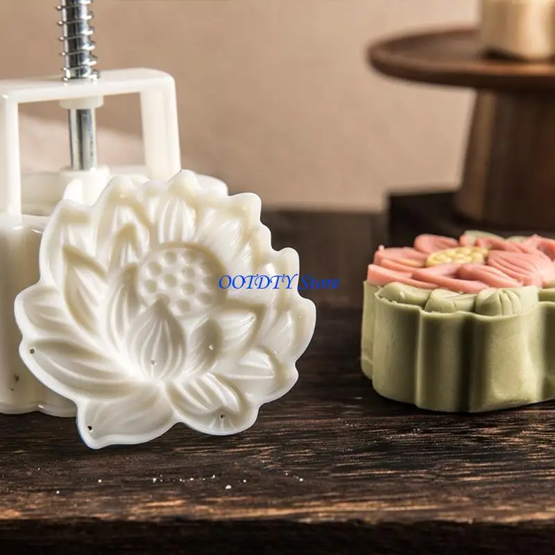 367a Mooncake Press Moldes Festival mediados otoño Molde pastel luna