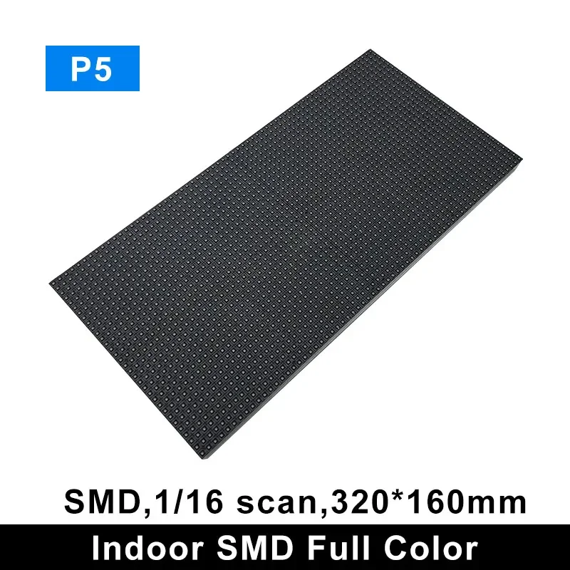 

BOTAI Indoor Full Color LED Display Module P5 Screen Module SMD RGB 3 In 1 320mm x 160mm 64x32 Pixel