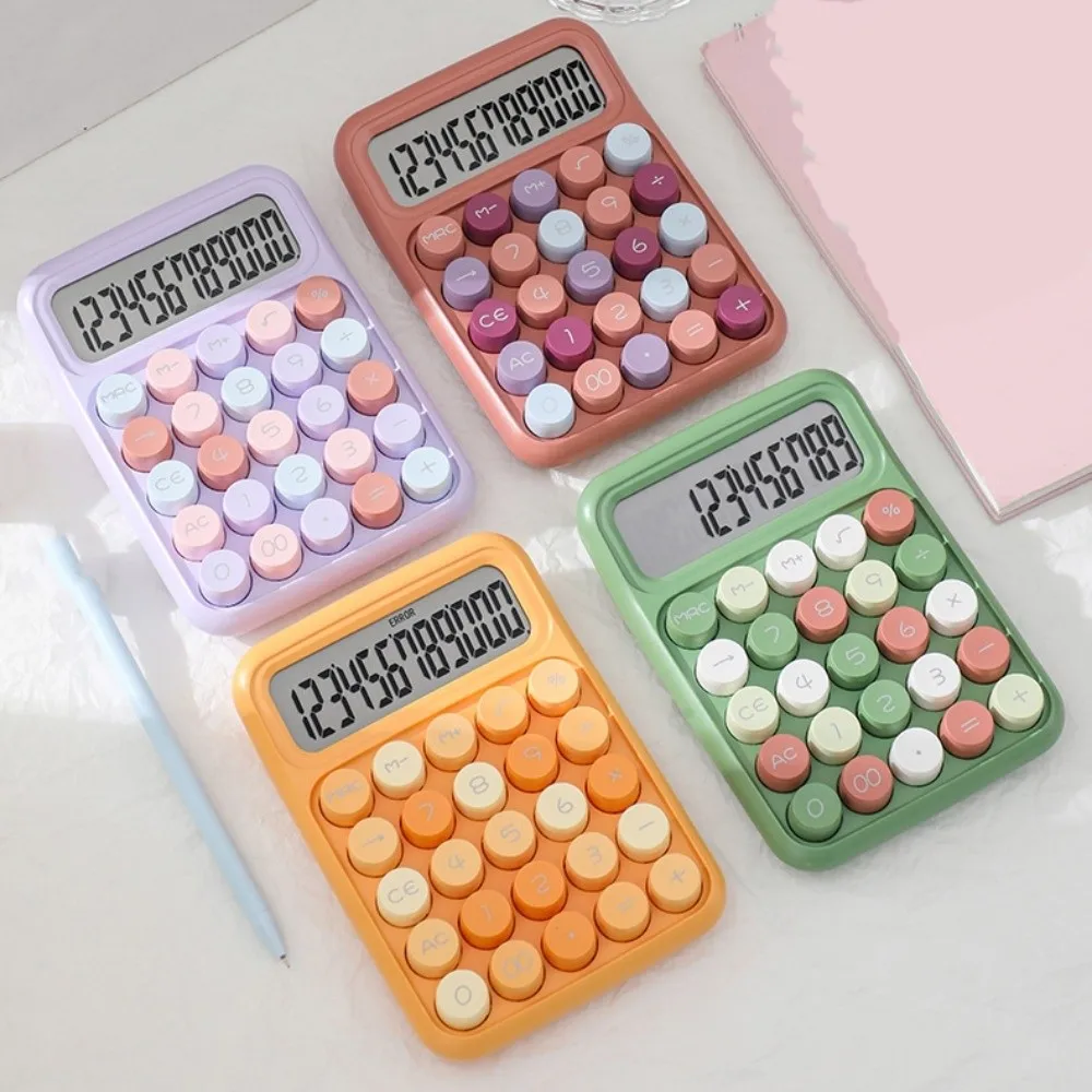 

12-значный студенческий калькулятор, инструменты для бухгалтерского учета, легкий арифметический калькулятор, портативный научный калькулятор с большой кнопкой