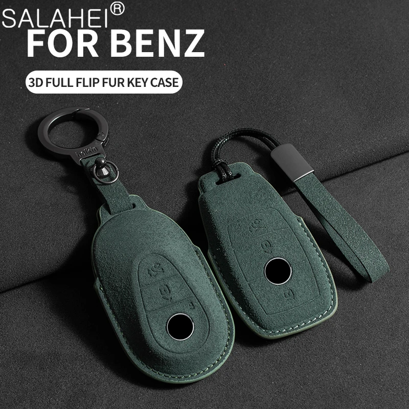 Car Key Case Cover For Mercedes Benz A C E S G Class GLC GLE GLB GLA W177 W205 W213 W222 Auto Smart Remote Key Shell Protector