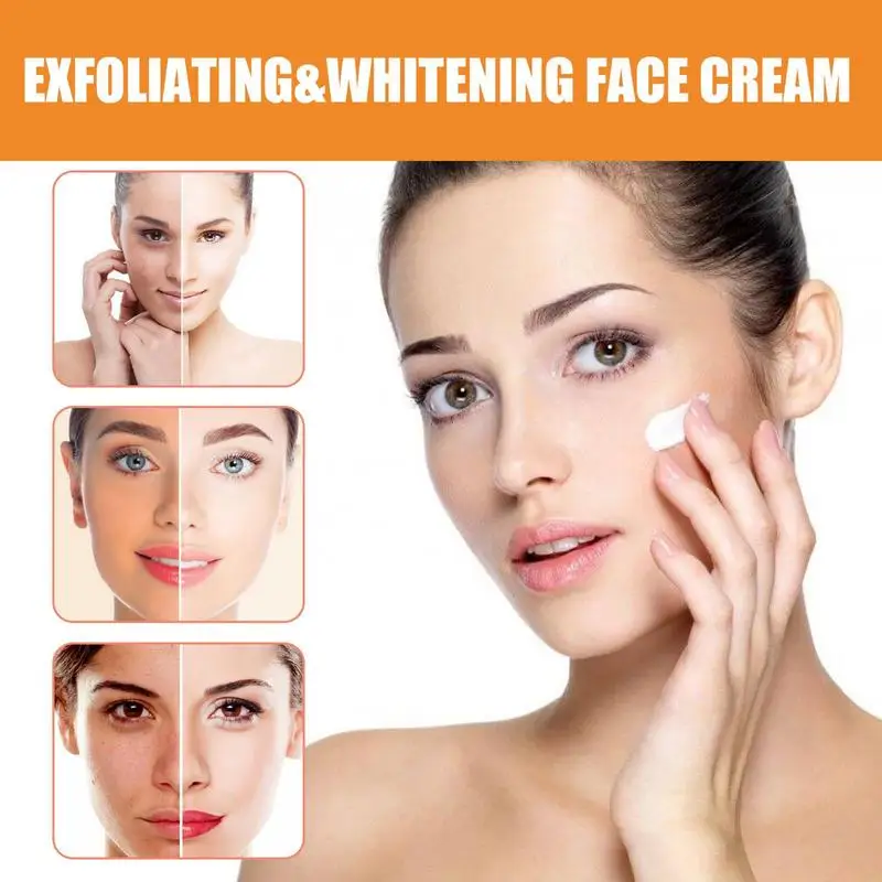 50g Orange Exfoliateing Gel Brightening Gel Face Dead Skin Remover Gently Exfoliator For All Skin Types Face Moisturizer