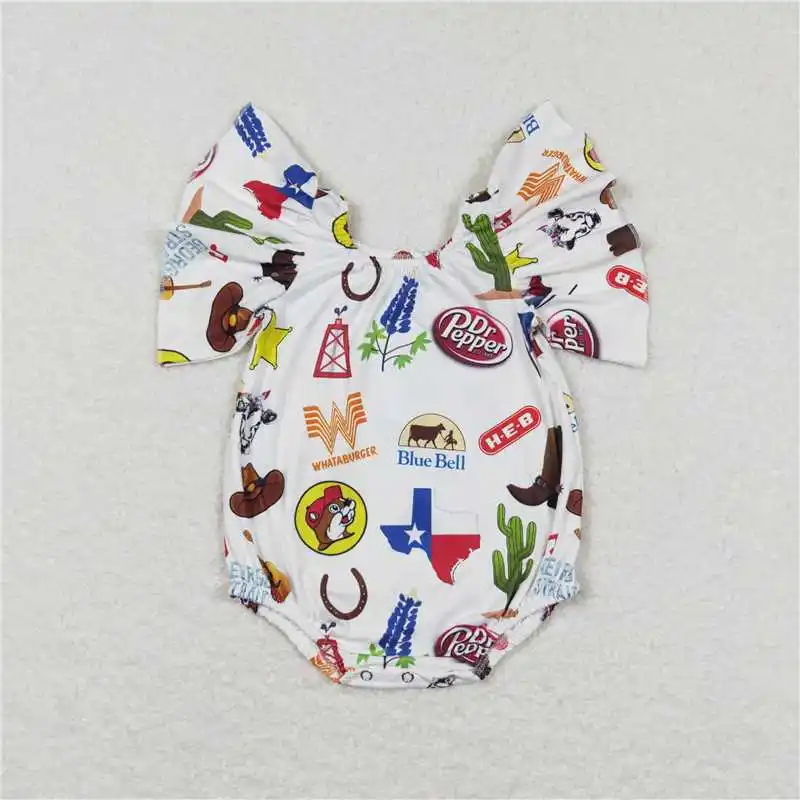 

z92-11 SR1180 Wholesale kids clothes girl baby romper floral vest romper Summer Boutique Children clothing baby girl clothes