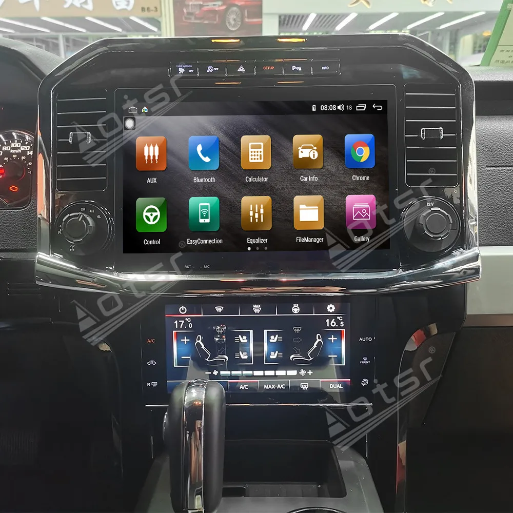 

13,3- и 10-дюймовые автомобильные мультимедийные плееры Android 15 с CarPlay для Ford Raptor F150 2009-2014, GPS-навигация, автомобильные аксессуары