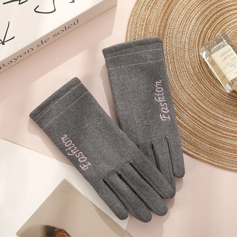 New Winter Gloves Warm Flip Driving Mittens Windproof Touchable Screen Touch Screen Gloves Women