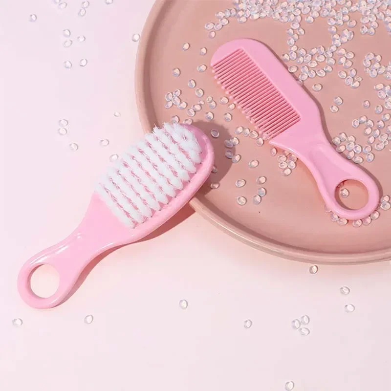 Baby Hairbrush Comb Portable Newborn Infant Toddlers Soft Hair Brush Head Massager Fetal Head Fat Comb Kids Hair Care Supplies