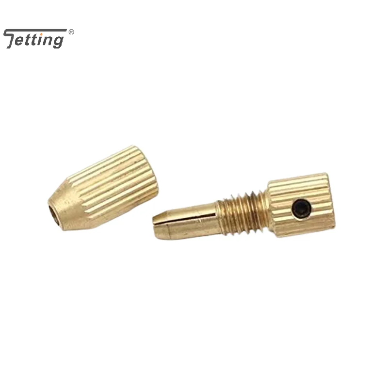Mini Drill Collet Chuck 2.0mm Shaft Hole Brass Motor Shaft Clamp Brass Chucks Adapter For Power Tool Accessory Tool Set