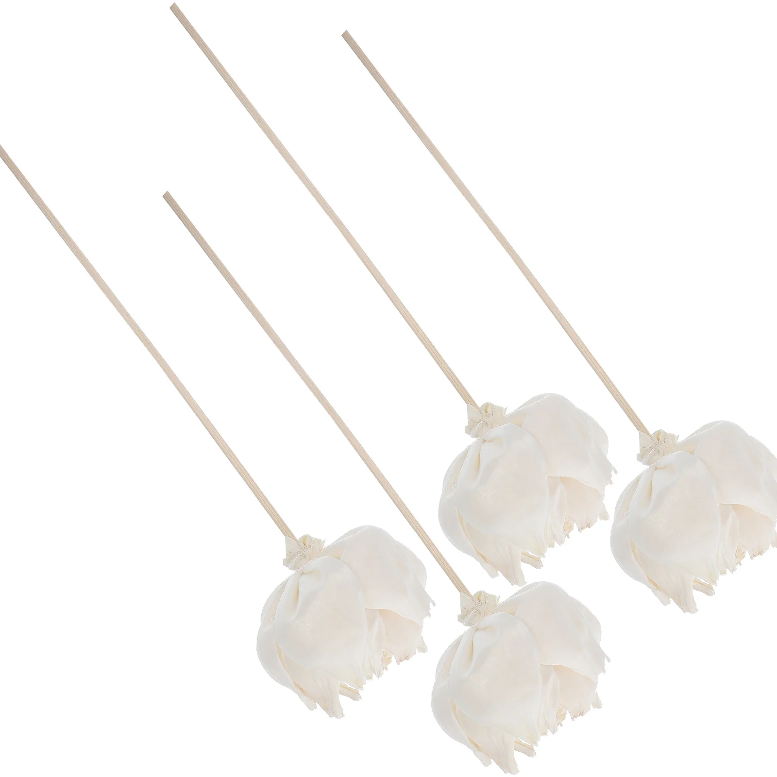 

4 Pcs Diffuser Flowers Dried Fragrance Essential Oil Car Home Replaceable Aromatherapy Flowers Household Accessories Fire-free