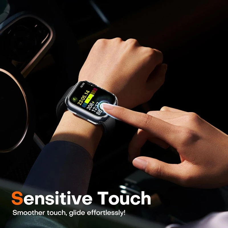 Glas + Abdeckung für Apple Watch Gehäuse 44mm 40mm 42 49mm 41mm 45mm 46mm Zubehör Displayschutzfolie iWatch 12 11 10 9 8 7 6 SE 5 Ultra – Detail 6