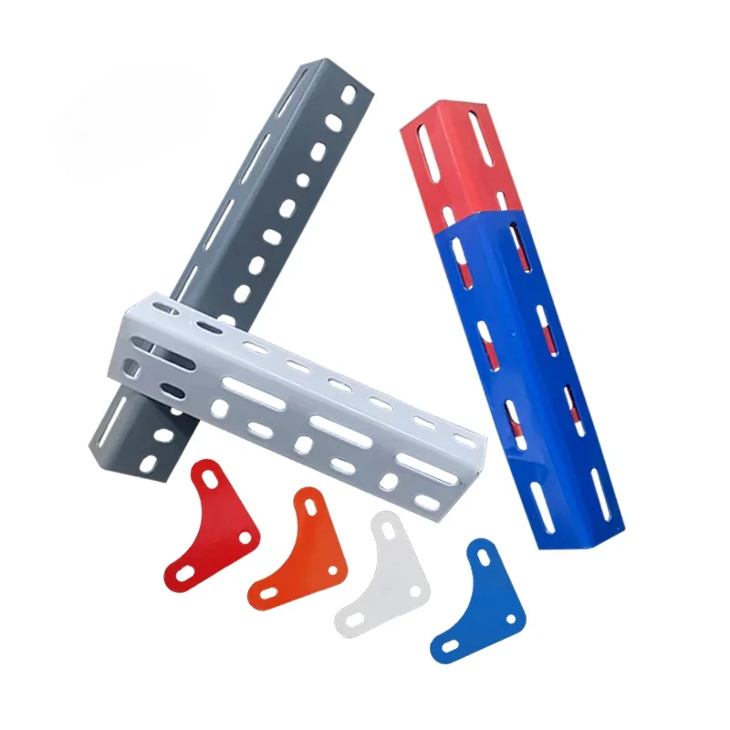 

#Perforated Powder Coated Steel Iron Angle Shelf / Slotted Angle Bar