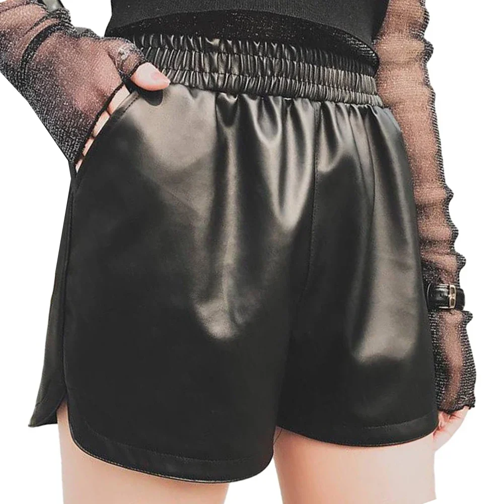 Brand New Autumn Club Daily Wide Leg Pants Shorts 1pcs High Waisted M-3XL Regular Slight Strech Solid Color Female