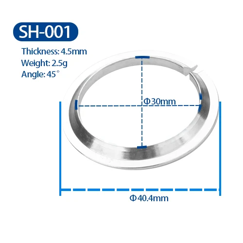 MTB Racefiets Stuurpen Headset 41.8/42-52 1-1/2 tot 1-1/8' Vork MTB Fietsframe Taper Headset