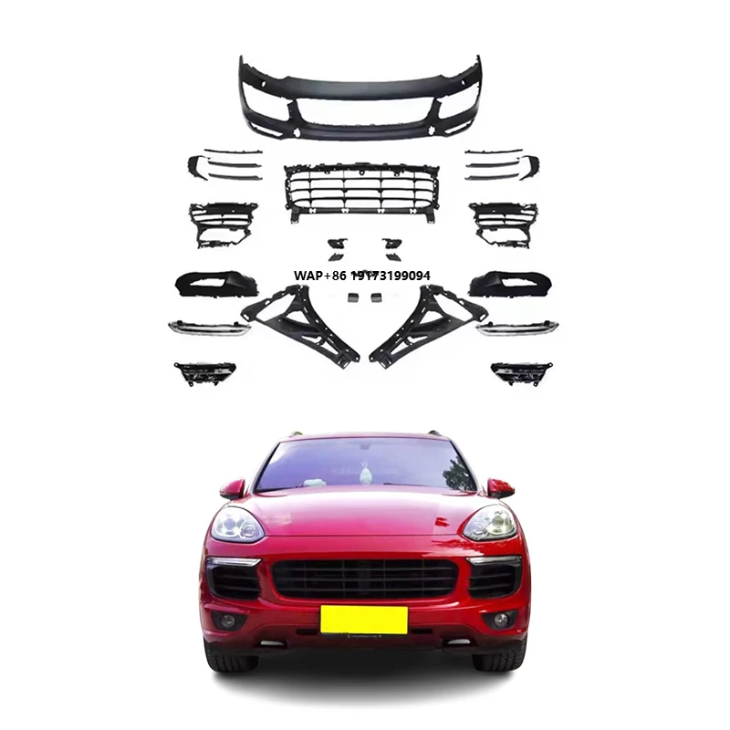 

New 2015-2017 Turbo Front Bumper 958.2 GTS with Fog Light Bolt-On Body Kit Grille