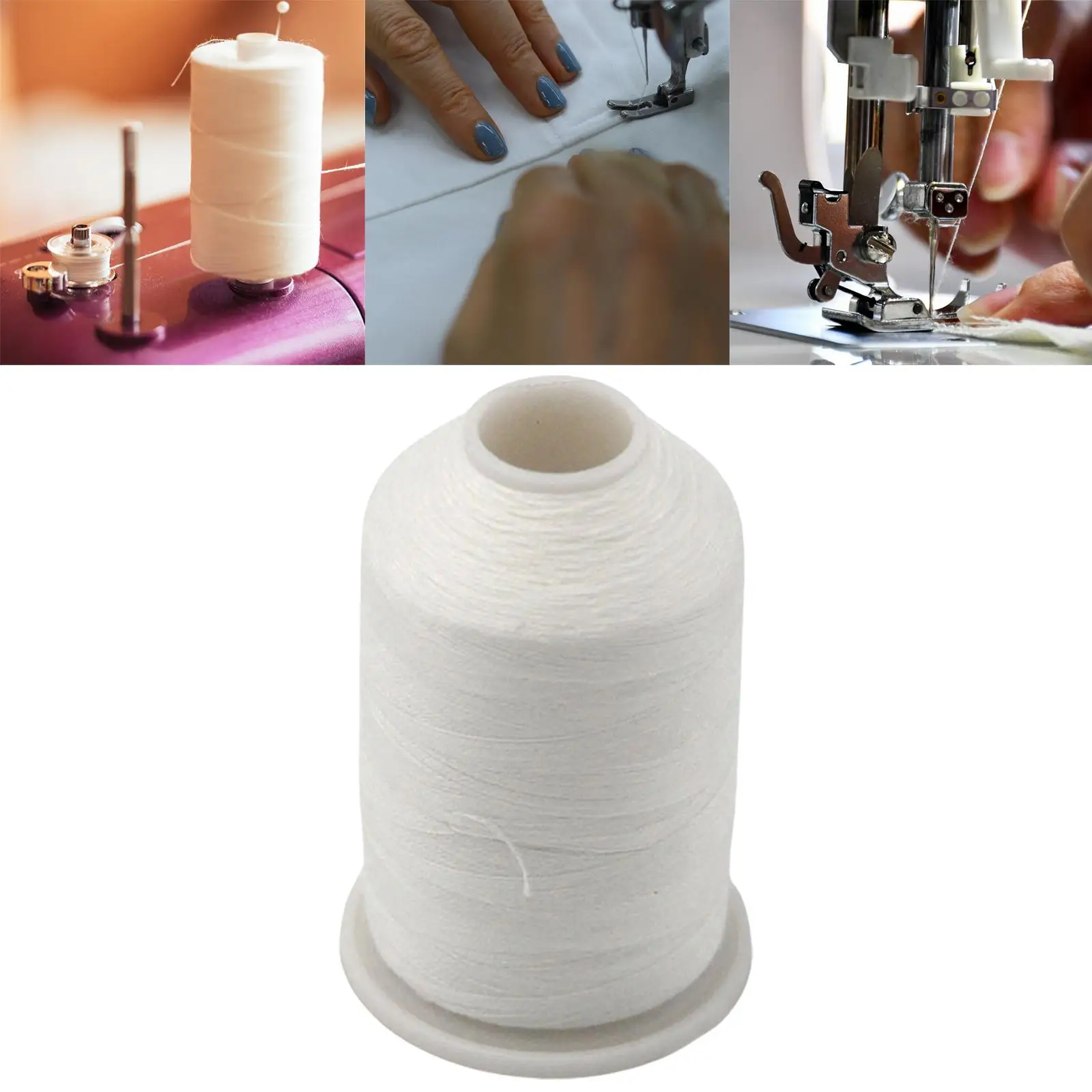 Yarn White 402 Water Soluble Sewing Thread Garment DIY Dressmaker