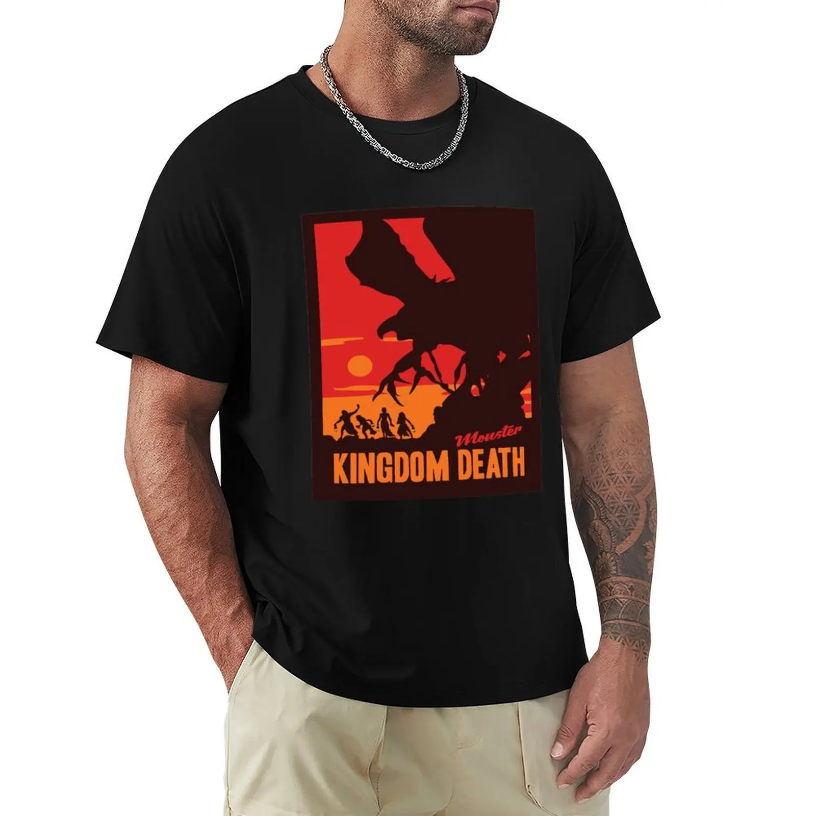 

Kingdom Death T-Shirt aesthetic clothes fashion shirts graphic tee shirt slim fit t shirts for men
