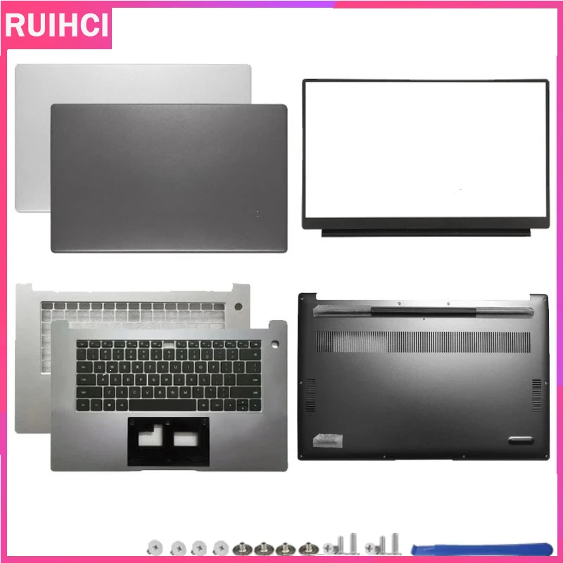 

For Matebook D15 Boh-WAQ9L/WAQ9HNL BoD-WFH9 BBZ BOB BOHL New LCD Back Cover Front Bezel Palmrest Bottom Case Hinges