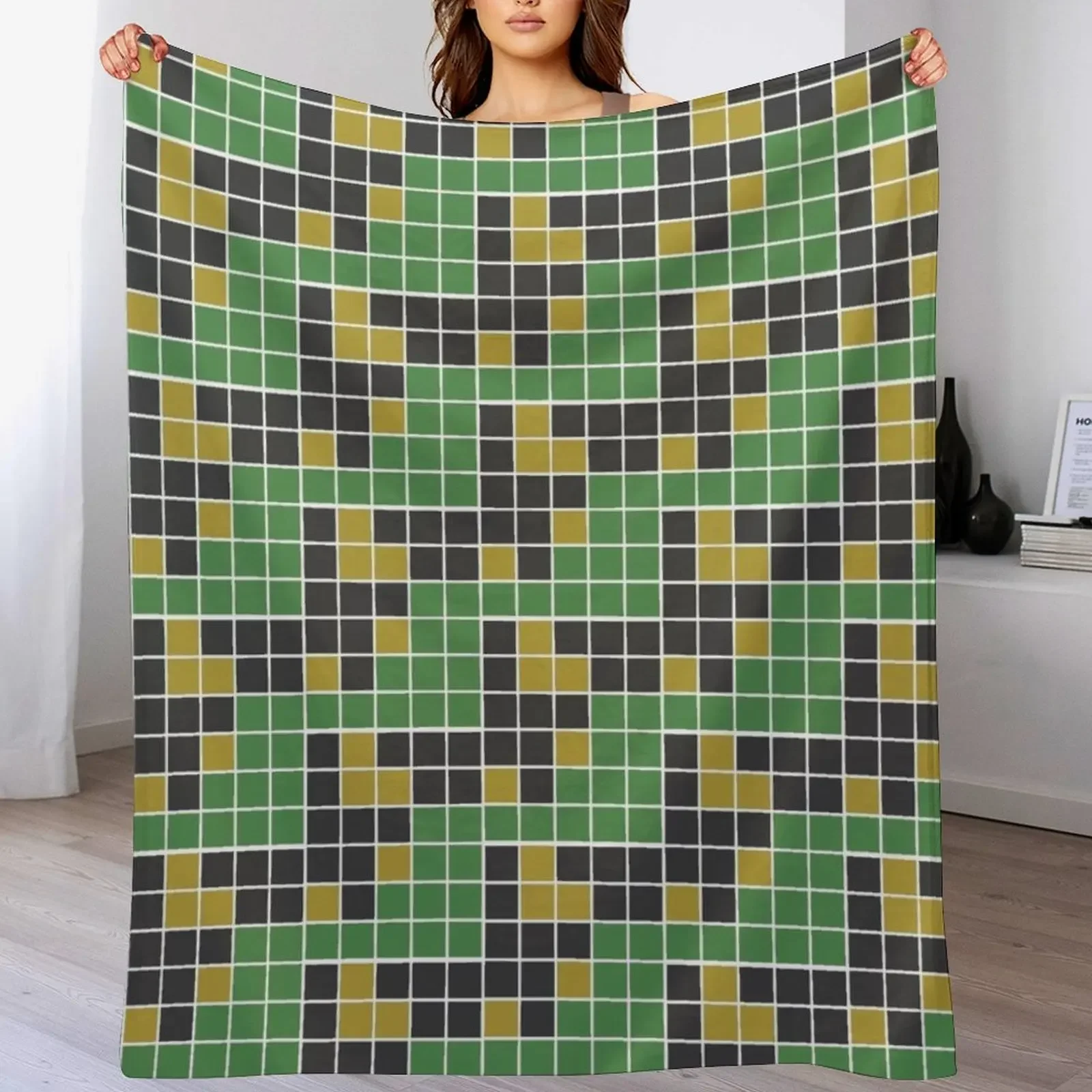 

Wordle grid Throw Blanket Ultra Plush Cozy Blanket for Napping Sleeping