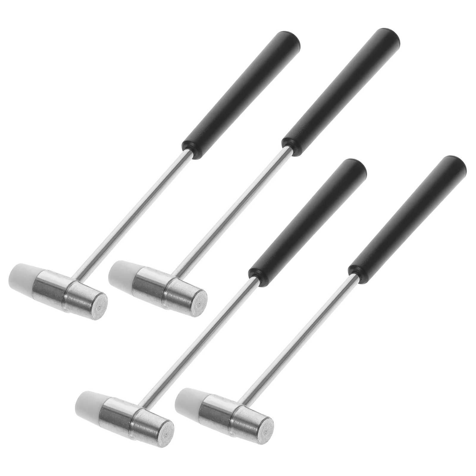 4 Pcs Multifunctional Small Hammer Easy to Operate Mallet Metal Mini Construction Worker Tool Tiny Steel Soft and Hard