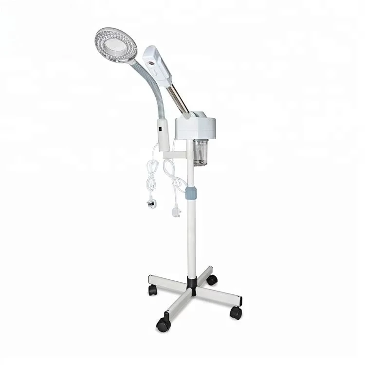 Hot Sale Thuisgebruik Salon Schoonheidsapparatuur Gezichtsstoomboot met Vergrotende Lamp Huid Scrubber Machine voor Gezichtsverzorging