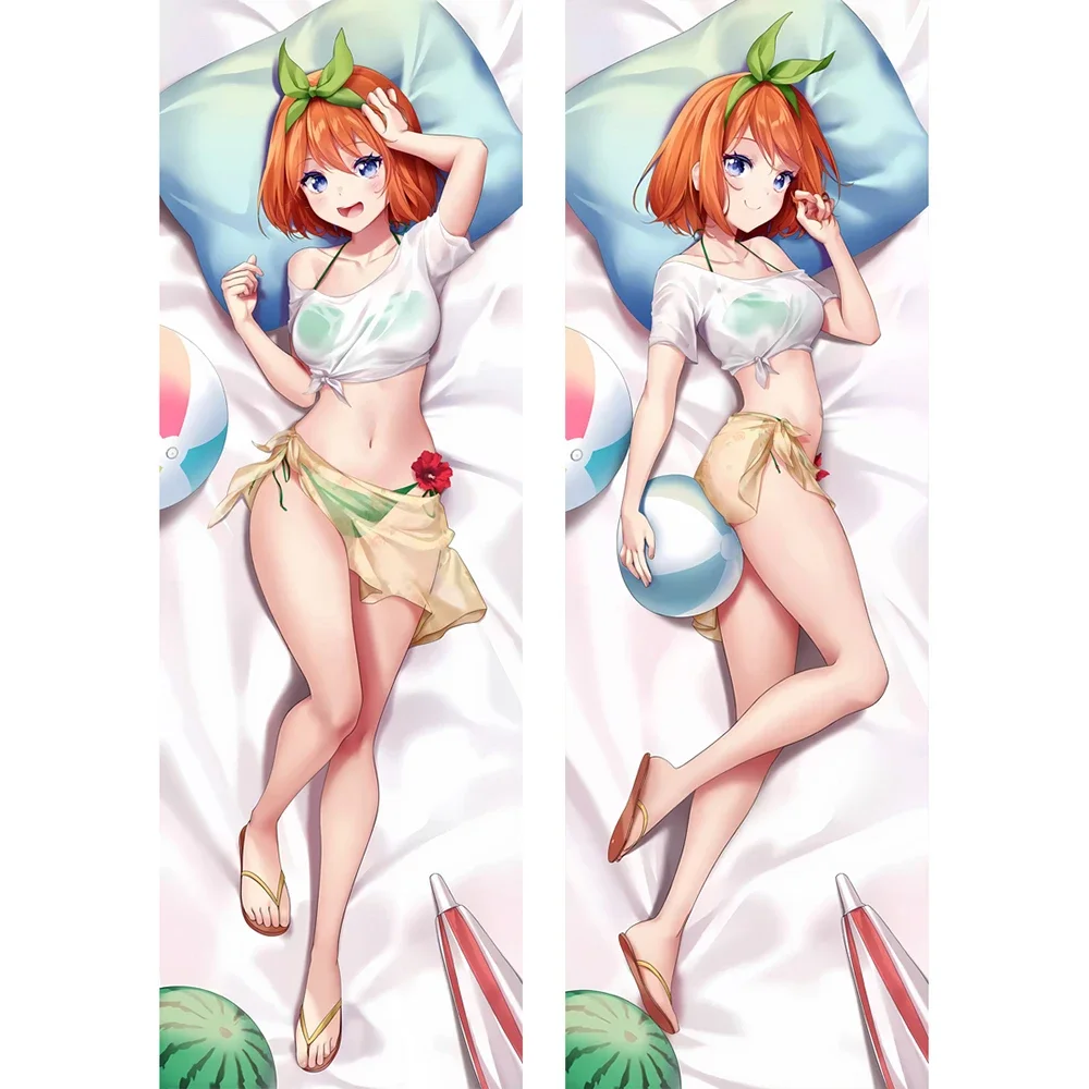 

Anime Nakano Yotsuba Dakimakura Pillow Cover Cosplay PropDouble-Sided Printed Pillowcase Otaku Cushion Covers