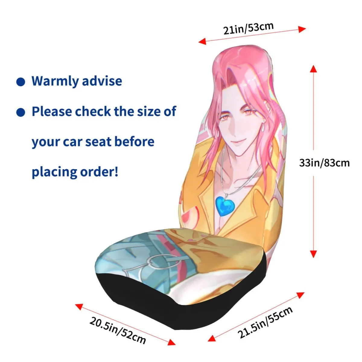 الرومانسية ساجا بنين غطاء مقعد السيارة العالمي على الطرق الوعرة AUTOYOUTH KPop شيطان الصيادين مقعد السيارة حامي البوليستر الصيد