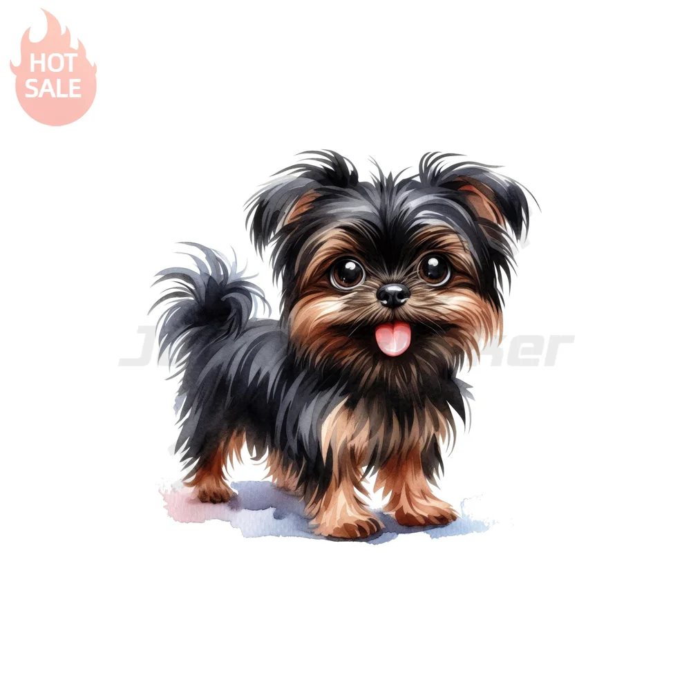 Cute Affenpinscher Watercolor Adorable Dog Creative Vinyl Sticker For Car Bumper And Laptop UV Protection Decal Car Styling