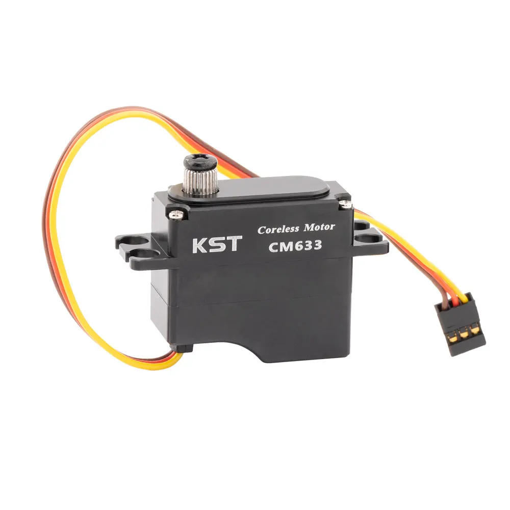 

KST CM633 15.0Kgf.cm 0.08sec Mini Digital Coreless DC Motor Metal Gear Servo For Small Scale RC Cars RC Aerobatics Planes