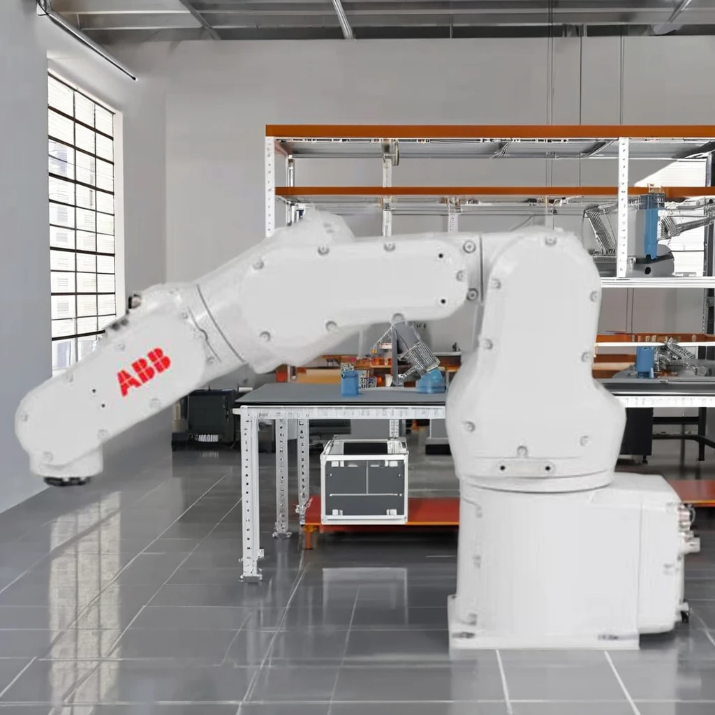 ABB Small Robot IRB-1100-4/0.58 Six Axis Desktop Assembly, Handling, Screwing, and Gluing Robotic Arm