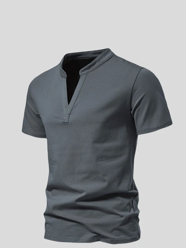 

Pierre Cardin Men's Slim Fit ort Sve T-irt Pure Cotton V-Ne Sport Fitn Breathable Elastic Summer Base irt