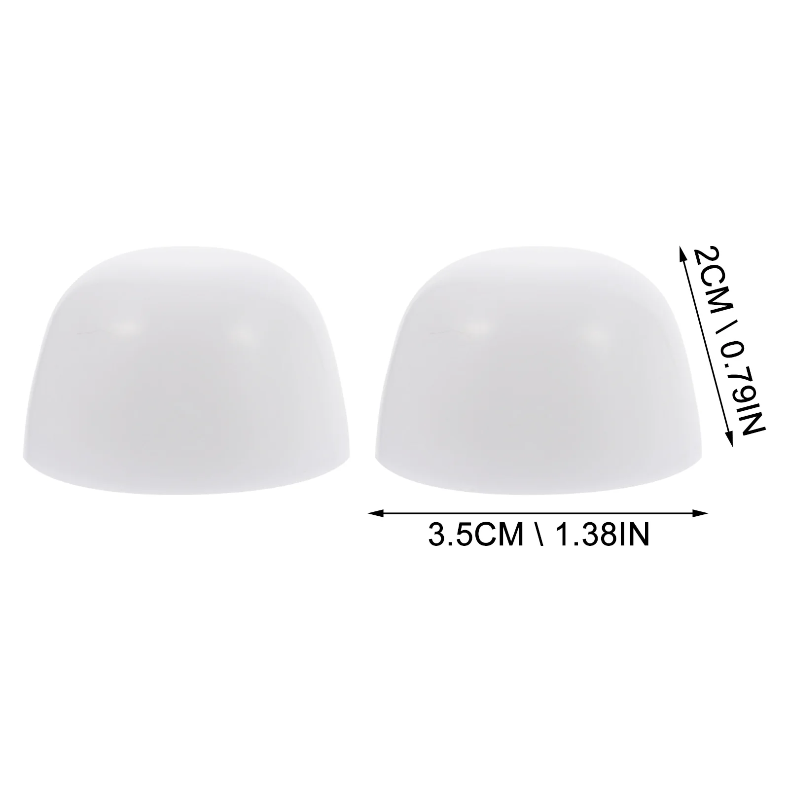 

Universal Toilet Bolt Covers Plastic Decorative Caps For Concealing Fasteners Rusty Anchors Replacement Hardware