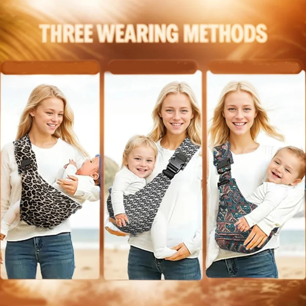 

Mommy Functional Chest Bag Soft Portable Carrier Wrap Multifunctional Strap Bag Adjustable Shoulder Carriers Chest Bag
