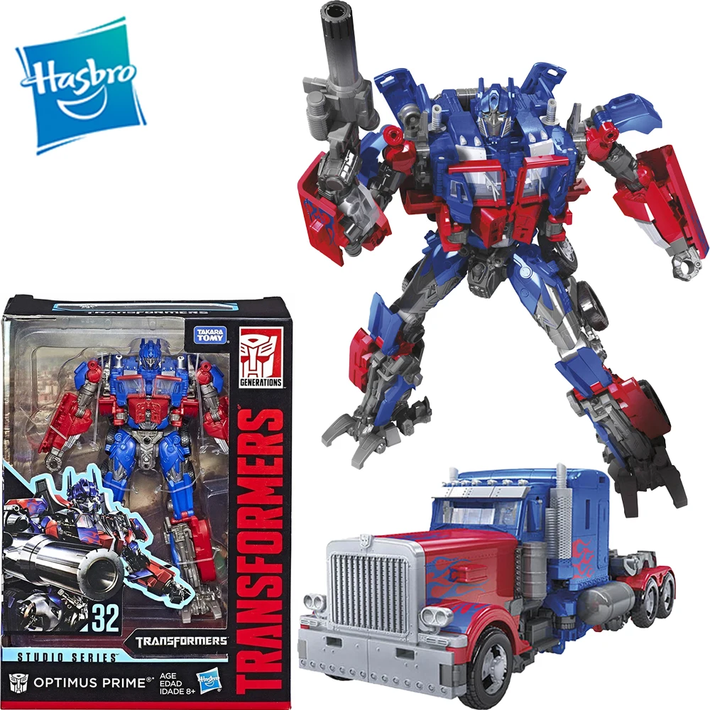 [В наличии] Оригинальная экшн-фигурка Hasbro Transformers Studio Series SS32 Voyager Class Optimus Prime, коллекция моделей игрушек