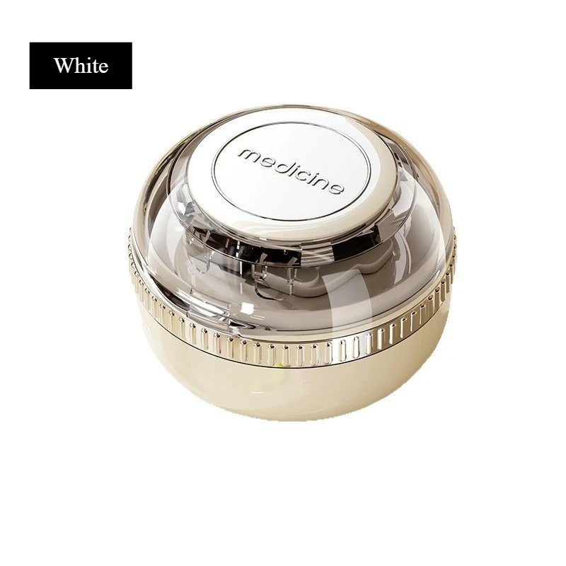 قاطعة حبوب منع الحمل ربع أو نصف قطع دقيق، تقسيم متعدد الوظائف، تخزين آمن، إدارة الأدوية اليومية المحمولة