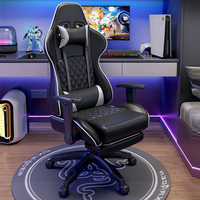 Gaming Chair Racing Style Ergonomic Computer Desk Chair Sedentary Home Computer Gamer Sofa College Dormitory Swivel Single Chair